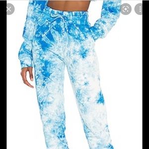 Blue Tie Dye Frankie’s Bikinis Sweatpants